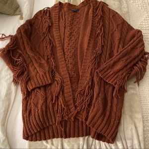 American Eagle Fringe Cardigan
